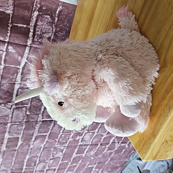 Warmies Pink and White Unicorn - Picture 8 of 11